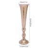 10 PCS Centerpieces for Wedding Table, Metal Trumpet Vase 20.5IN Tall, Flower Vases for Party Dinner Centerpiece Event, Road Lead for Anniversary Ceremony Birthday Aisle Home Decoration view 3