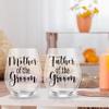Crazy Paisley Designs - Mother & Father of the Bride (or Groom) Glass Set view 4