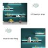 LXHONG 1pcs Floating Metal Wall Shelf Picture Ledge with Built-in Illuminated LED Light for Entrance Bar Countertop Living Room Bathroom, Modern Rustic Shelf (Color : White, Size : 60x20x6cm) view 4