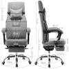 Office Computer Chair Gaming Chair Office Chair Swivel Chair Executive Swivel Office Chair with Footrest Linen Ergonomic Office Reclining Chair Adjustable High Back Office Armchair Computer Desk Chair view 3