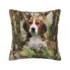KURISOE Throw Pillow Cover Beagle Dog Forest, 24"x24" Square Cushion Covers for Gifts Anniversary Leaves view 2
