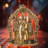 BEXCO Ram darbar Idol Height 7 cm for Car Dashboard | Home Decor | Gifting | Decorative Showpiece. (Gold) view 1
