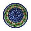 Polmedia Polish Pottery Goblet - Blooming Rowan Pattern Handmade in Boleslawiec Poland by Ceramika Artystyczna + Certificate of Authenticity view 2