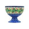 Polmedia Polish Pottery Goblet - Blooming Rowan Pattern Handmade in Boleslawiec Poland by Ceramika Artystyczna + Certificate of Authenticity view 3