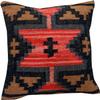 Arise Export Boho Throw Pillow Covers Set of 4 - Rug Cushioncase Handcrafted Kilim Pillow Cover Wool and Jute Woven Cushion Cover Ethnic Home Decor Couch, Sofa or Bed (Pattern 3, 18" x 18") view 2