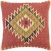 Arise Export Boho Throw Pillow Covers Set of 4 - Rug Cushioncase Handcrafted Kilim Pillow Cover Wool and Jute Woven Cushion Cover Ethnic Home Decor Couch, Sofa or Bed (Pattern 2, 18" x 18") view 2