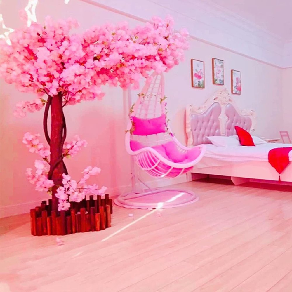 Cherry Blossom Wishing Tree, Wedding Decorative Flower Arch, Artificial Cherry Tree Romantic 2 m x 1.5 m