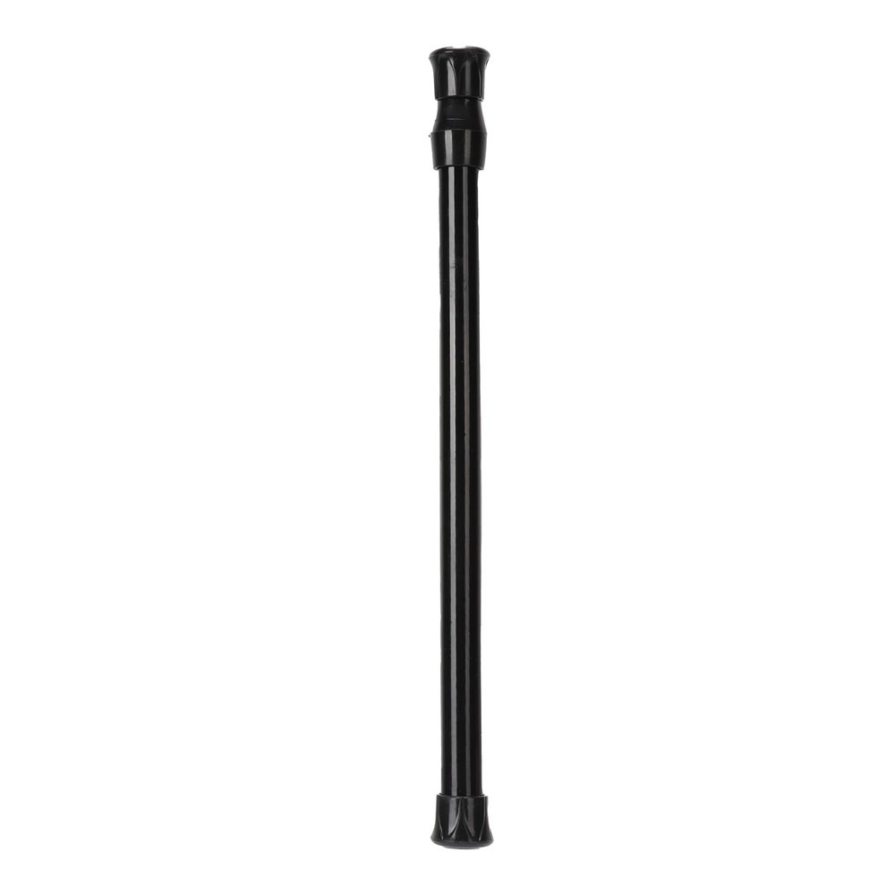 Adjustable Curtain Pole No Screws, Tension Rod for Shower Curtain, Windows, Door Curtain, Wardrobe, Bathroom, No Drilling Extendable Shower Poles, Black (25-40 thin rod with a diameter of 1.3cm)