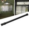 Adjustable Curtain Pole No Screws, Tension Rod for Shower Curtain, Windows, Door Curtain, Wardrobe, Bathroom, No Drilling Extendable Shower Poles, Black (25-40 thin rod with a diameter of 1.3cm) view 3