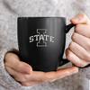Rico Industries NCAA Iowa State Cyclones Main 15oz Laser Engraved Matte Black Ceramic Bistro Mug - For Hot or Cold Drinks view 2