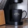 Rico Industries NCAA Iowa State Cyclones Main 15oz Laser Engraved Matte Black Ceramic Bistro Mug - For Hot or Cold Drinks view 3