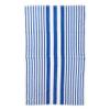 6 Piece Poolside Beach Pool Towels Striped Blue/White 300 GSM 100% Ring Spun Cotton 30" x 60" view 4