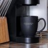 Rico Industries NCAA Morehead State Eagles Standard 15oz Matte Black Ceramic Bistro Mug view 3