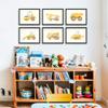 Construction Car Posters for Kids Bedroom/Set of 6 Boys Room Wall Decor, Construction Decor for Boys Room/Car Art, Toddler Boy Room Decor/Cute Vehicle Paintings Nursery Artwork (8 x 10, Inches) view 3