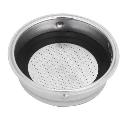 AUNMAS Stainless Steel Portafilter Basket Double Filter Fine Mesh Strainer Coffee Filter Office Machine Replacement Double Serving