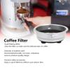 AUNMAS Stainless Steel Portafilter Basket Double Filter Fine Mesh Strainer Coffee Filter Office Machine Replacement Double Serving view 4