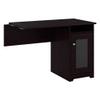 Bush Furniture Cabot Desk Return with Storage in Espresso Oak view 1