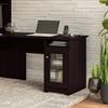 Bush Furniture Cabot Desk Return with Storage in Espresso Oak view 2