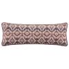 Paseo Road Mesa Wool Blend Western Decorative Lumbar Pillow, 14x42 inch, Brown Geometric Print, Aztec Pattern, Southwestern Style, Rustic Soft Accent Pillow for Bed, Couch, Sofa view 1
