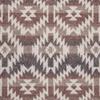 Paseo Road Mesa Wool Blend Western Decorative Lumbar Pillow, 14x42 inch, Brown Geometric Print, Aztec Pattern, Southwestern Style, Rustic Soft Accent Pillow for Bed, Couch, Sofa view 2