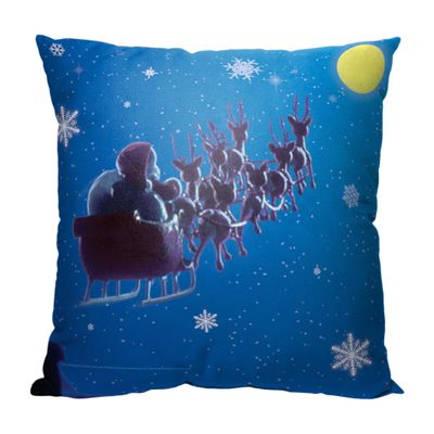 NORTHWEST The Year Without a Santa Claus Pillow, 18" x 18", Christmas Flight
