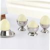 Housoutil 3pcs Egg Holder Tray Cup Stainless Steel Egg Rack Easy Clean Dishwasher Safe Cups view 4