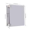 2 Pcs Stainless Steel oil Splatter Guard, Grease Splatter Screen, Commercial Deep Fryer Splash Guard 20-1/2" W X 18" H Universal Anti Splatter Sheet Oil Guard view 2