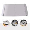 2 Pcs Stainless Steel oil Splatter Guard, Grease Splatter Screen, Commercial Deep Fryer Splash Guard 20-1/2" W X 18" H Universal Anti Splatter Sheet Oil Guard view 4