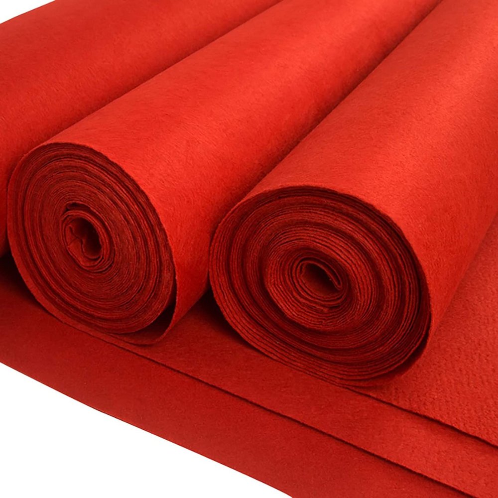 Wedding Aisle Runner 2mm Thickness Red Carpet Runner 1 Metre Wide Non-Slip Walkway Runner Rug for Outdoor Wedding Party Event Prom Polyester Cutable 10m 20m (Size : 1.2x30m)