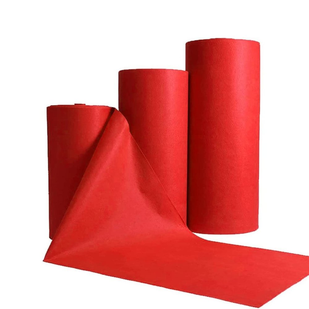 10m 20m Red Wedding Carpet Runner 2mm Thickness Aisle Runner Carpet Roll Non-Slip Wedding Runway Rugs for Birthday Party Hallway Event Decorations (Size : 1.2x20m)