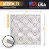 BNX TruFilter 20x20x1 Air Filter MERV 11 (6-Pack) - MADE IN USA - Allergen Defense Electrostatic Pleated Air Conditioner HVAC AC Furnace Filters for Allergies, Dust, Pet, Smoke, Allergy MPR 1200 FPR 7 view 2