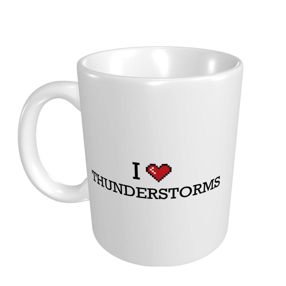 Abipuir Funny Mugs For Boss I Love Thunderstorms Mug Cute Coffee Mugs Classy Coffee Mugs For Women