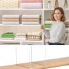 Jogori Shelf Dividers for Closet Organization: 8 Pack 10" Tall X 8.4" Deep Acrylic Clear Vertical Shelves Separators - Adhesive Adjustable Easy to Install Remove - Handbags/Clothes/Towel Storage view 1