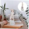 WOONEKY Delicate Ceramic Ornament Women Adornment Home Decor Improve Lifestyle Perfect Present for Housewarming view 4