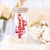 1st Mothers Day Iced Coffee Cup - 16oz Glass Can for Coffee, Smoothies, Sodas & More - Mothers Day Gift for New Moms view 3
