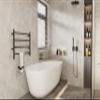 HEATGENE Towel Warmer 4 Bar Towel Dryer Wall-Mounted Plug-in Bath Towel Heater - Venetian Bronze view 2