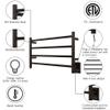 HEATGENE Towel Warmer 4 Bar Towel Dryer Wall-Mounted Plug-in Bath Towel Heater - Venetian Bronze view 3