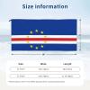 Flag of Cape Verde Beach Towel Quick-Dry Bath Towel Lightweight Portable for Summer view 2