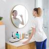 VITVITI Bathroom Counter Organizer, Toothbrush Holder for Bathroom, Resin Bathroom Organizer Countertop Storage for Cotton Ball/Vanity/Toothpaste, White Marble Look view 3