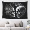 Baxozud Skeleton Love Tapestry Home decoration,Tapestry Psychedelic Tapestry Wall hanging Bedding Tapestry view 3