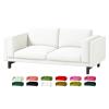 Custom Made Nockeby Loveseat Couch Velvet Replacement Covers Fits IKEA Nockeby 2 Seat Sofa,Nockeby Sofa Cover(202cm/79.53 inches),Only Cover.Don't Fit Nockeby 3 Seat Sofa (Cold White) view 1