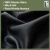 PI Blackout Curtain, Privacy Tie-up Shade, Thermal Insulated Small Curtain for Classroom/Sliding Door/Front Door, 1 Panel (W30XL40, Black) view 3