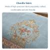 European Thicken Quilted Cotton Velvet Piano Bench Cover Lace Makeup Stool Cover Seat Mat Cover,A,58 * 38cm(22.8 * 15in) view 4