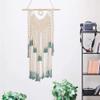 Bsetain Boho Chic Woven Tapestry Macrame Wall Hanging Macrame Woven Wall Hangings Boho Macrame Wall Art Handmade Woven Wall Tapestries Wall Decoration Bedroom Wall Decor view 2