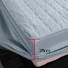 FCLDESHOP Easy Care,Quilted Breathable Waterproof Urine-Proof Mattress Protector, Thickened Non-Slip Box Spring Mattress Topper,Yellow,90 * 200cm view 3