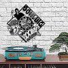 Silent Non-Ticking Wall Clock Bowling Club Wall Decoration Bowling Player Bowling Bow Decoration Vinyl Record Wall Clock Handmade Wall Clock view 3