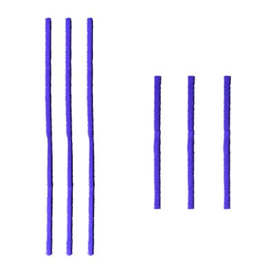 LRFDRESS 6pcs Blue Plush Strips for Dyson V7 V8 V10 V11 Vacuum Cleaner Head Parts Broom Roller Protect Floor Replacement