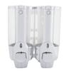 350 / 700ml Wall Mounted Foam Soap Lotion Dispenser, Double Wall Mount Shampoo and Soap Dispensers, for Bathroom and Kitchen Sink(Dual Outlet 700ml) view 1