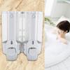 350 / 700ml Wall Mounted Foam Soap Lotion Dispenser, Double Wall Mount Shampoo and Soap Dispensers, for Bathroom and Kitchen Sink(Dual Outlet 700ml) view 4