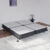Greaton, 4-Inch Sturdy Wood Box Spring for Mattress Support - Durable and Fully Assembled, Natural Wood Foundation for California King(FOLD), Black view 2